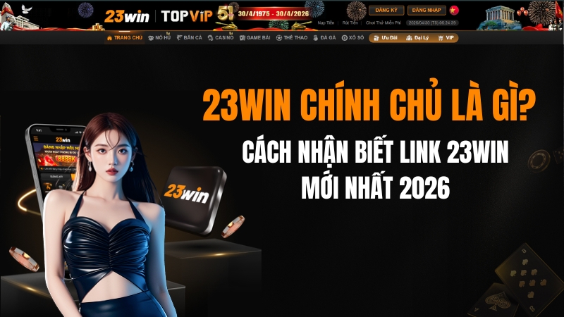 23WIN Chính Chủ Là Gì? Cách Nhận Biết Chuẩn 2026